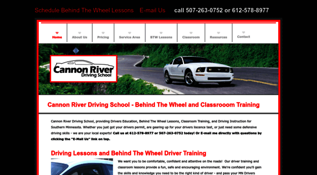 cannonriverdrivingschool.com