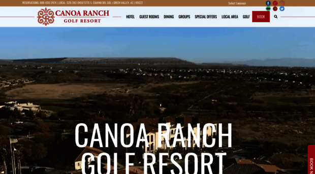 canoaranchgolfresort.com