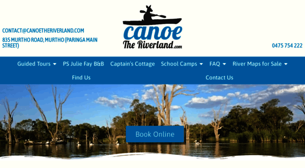 canoetheriverland.com