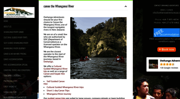 canoewhanganuiriver.com