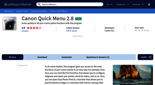 canon-quick-menu.software.informer.com