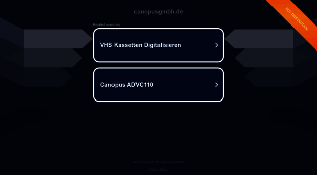 canopusgmbh.de