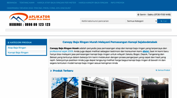 canopybajaringanmurah.com