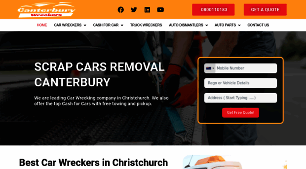 canterburywreckers.com