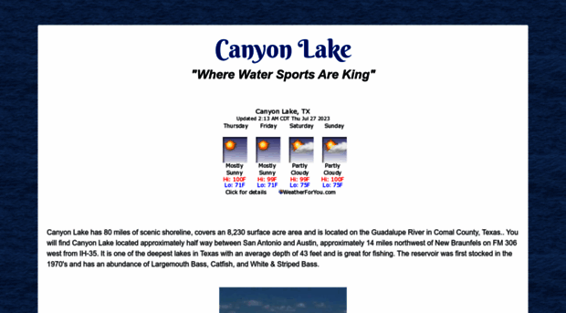 canyon-lake.net
