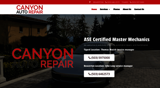 canyonautorepair.com