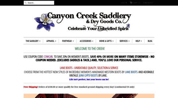 canyoncreeksaddlery.com