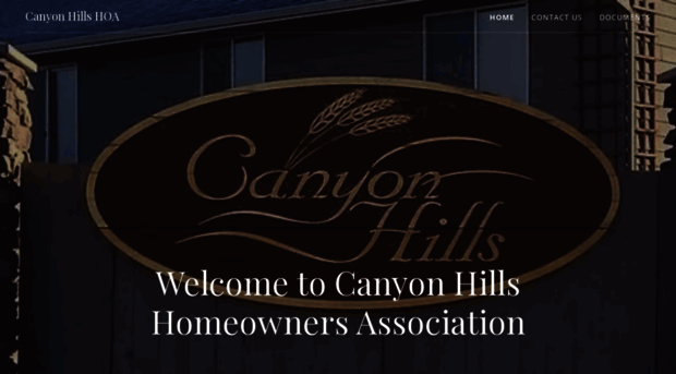 canyonhillshoa.com