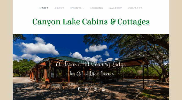 canyonlakecabinscottagestexas.com