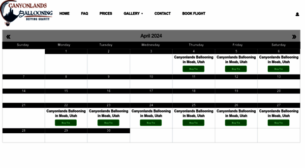 canyonlandsballooning.tix.com