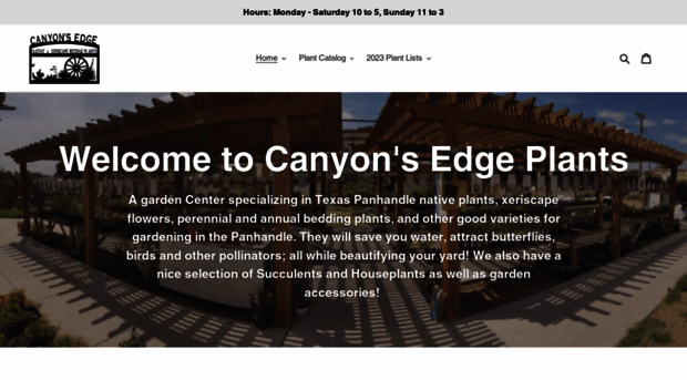 canyonsedgeplants.com