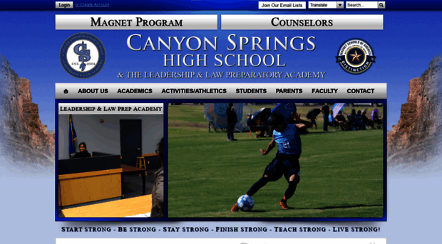 canyonspringshighschool.org