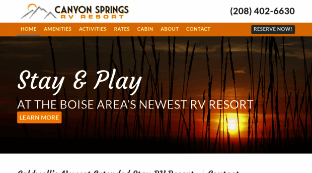 canyonspringsrvresort.com