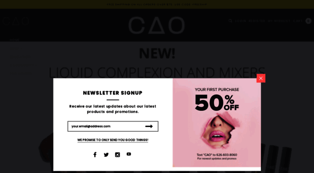 caocosmetics.com