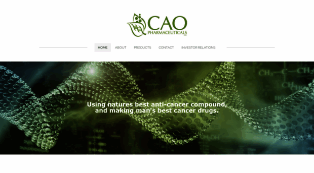 caopharmaceuticals.com