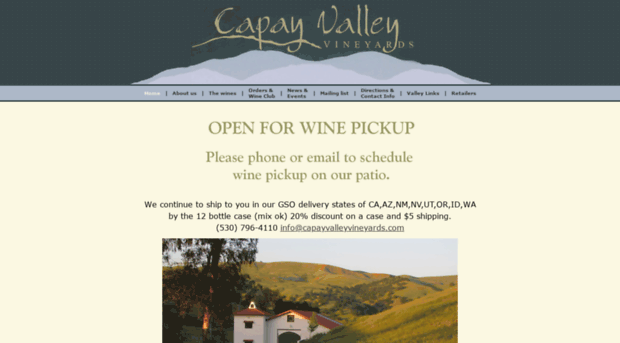 capayvalleyvineyards.com