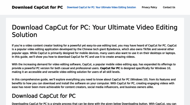 capcutdown.com