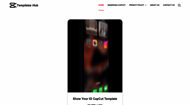 capcuttemplateshub.com