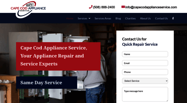 capecodapplianceservice.com