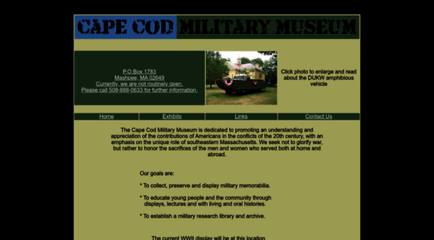 capecodmilitarymuseum.org