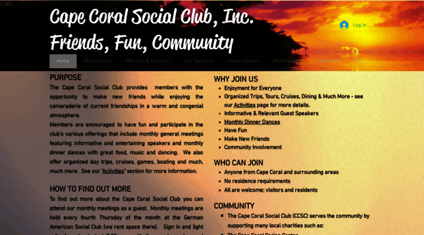 capecoralsocialclub.org