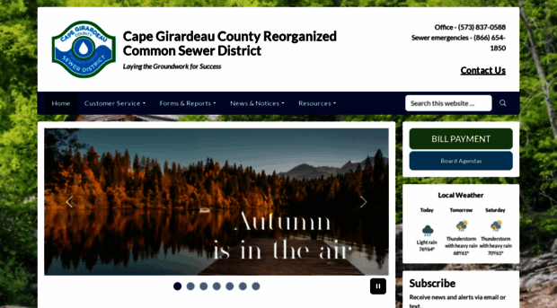 capecountysewer.com