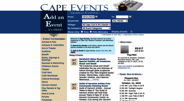 capeevents.com