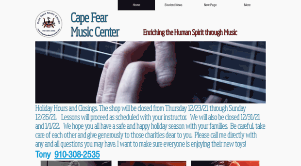 capefearmusiccenter.com