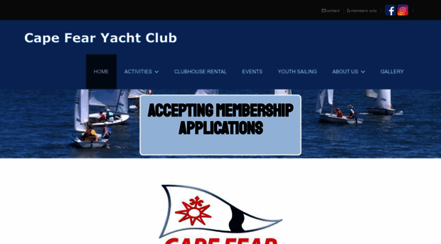 capefearyachtclub.com