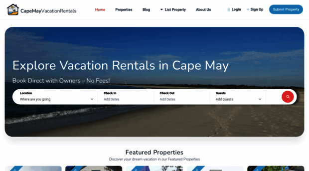 capemayvacationrentals.com