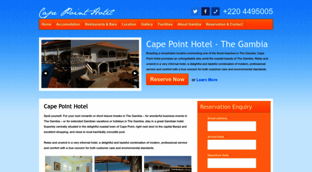 capepointhotel.net