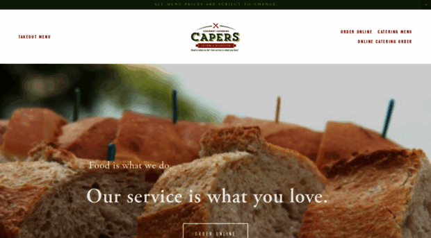 caperscaterers.com