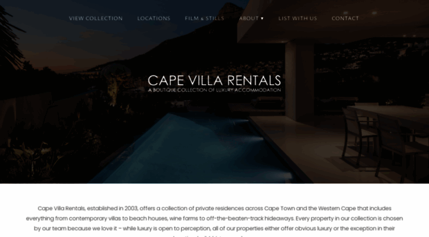 capevillarentals.com