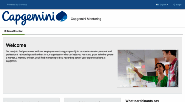 capgeminimentoring.chronus.com - Capgemini Mentoring | Program ...