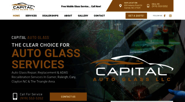 capitalautoglassnc.com