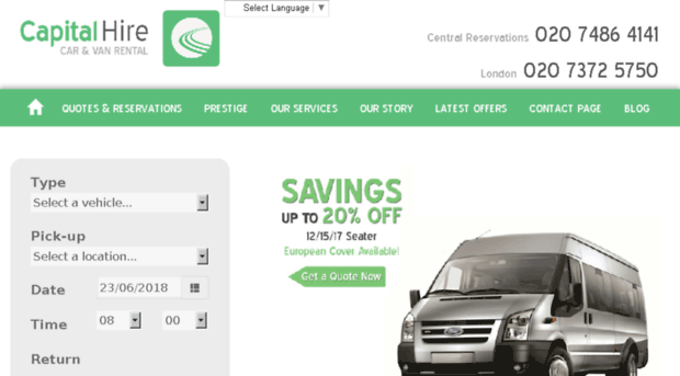 capitalcarandvanrental.com