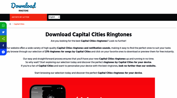 capitalcities.download-ringtone.com