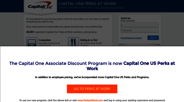 capitalone.corporateperks.com