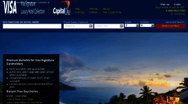 capitalone.visasignaturehotels.com