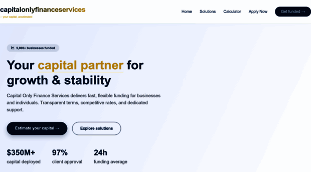 capitalonlyfinanceservices.com