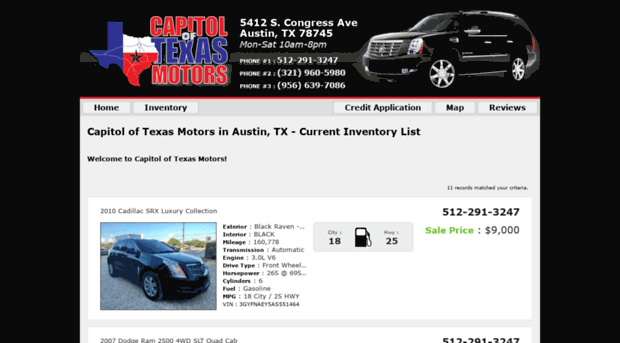 capitoloftexasmotors.com