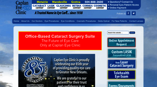 caplaneyeclinic.com