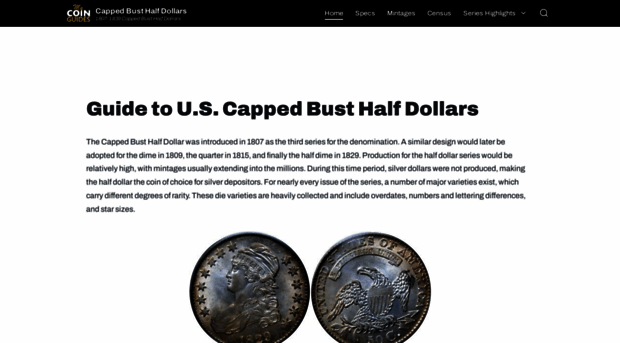 cappedbusthalfdollar.org