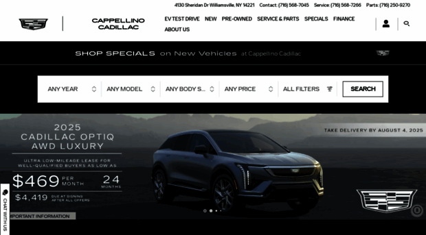 cappellinocadillac.com