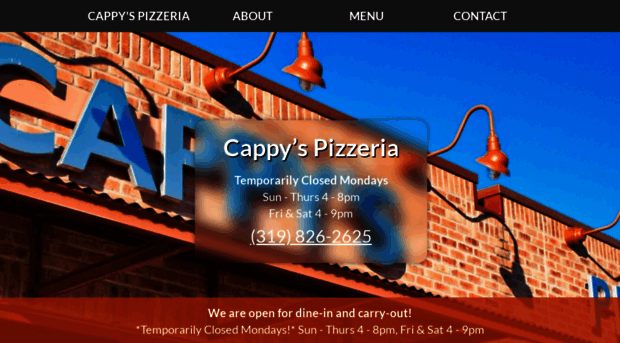 cappyspizzapie.com