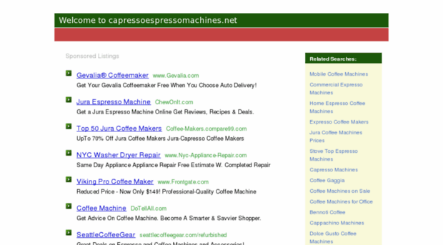 capressoespressomachines.net