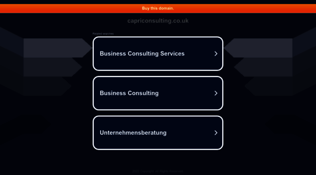 capriconsulting.co.uk