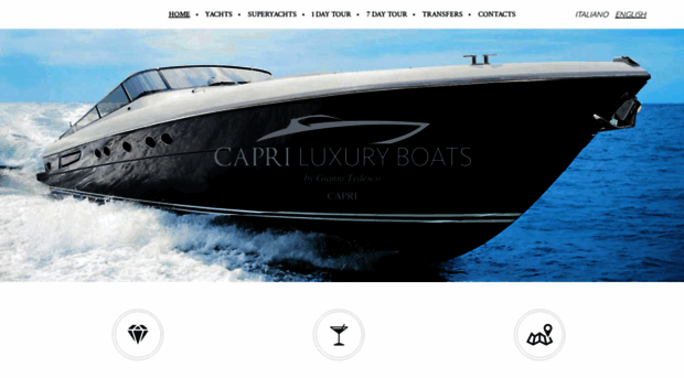 capriluxuryboats.com