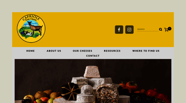 capriolegoatcheese.com