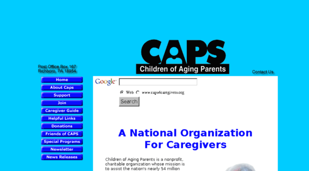 caps4caregivers.org